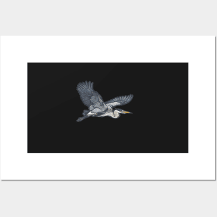 Great Blue Heron Posters and Art